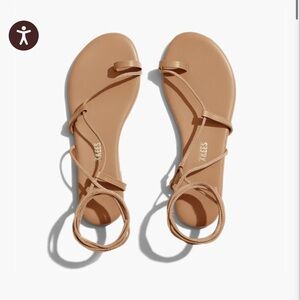 TKEES Women's Strappy Tan Jo Sandals